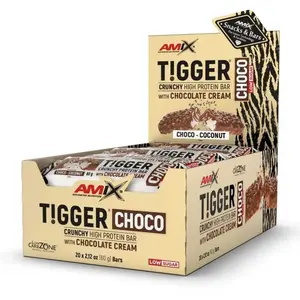 Amix Tigger Crunchy Protein Bar Chocolate Coco 20x60g