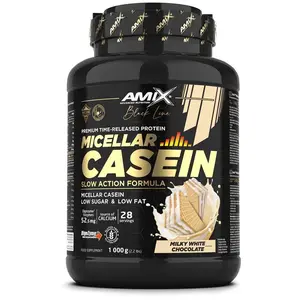 Amix Protéine Black Micellar 1kg Casein Chocolat Blanc One SizeVendu parbikeinn