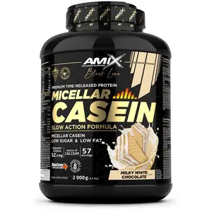 Amix Protéine Black Micellar 2kg Casein Chocolat Blanc One SizeVendu parbikeinn
