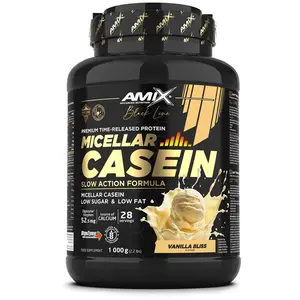 Amix Protéine Vanille Black Micellar 1kg Casein One SizeVendu parbikeinn
