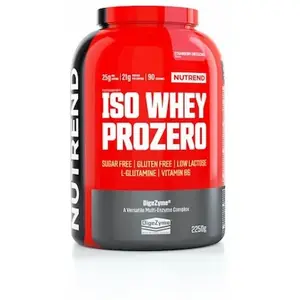 NUTREND Iso whey prozero 2.25Kg ( strawberry cheesecake ) pas cher