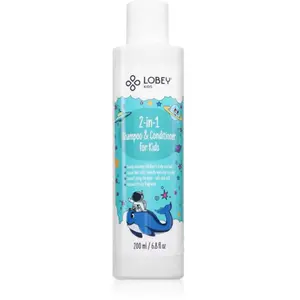 Lobey Kids shampoing et après-shampoing 2 en 1 pour enfant 200 ml pas cher
