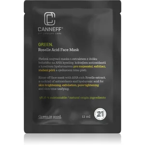 Canneff Green Roselle Acid Face Mask masque exfoliant avec AHA Acids 1...Vendu parnotino