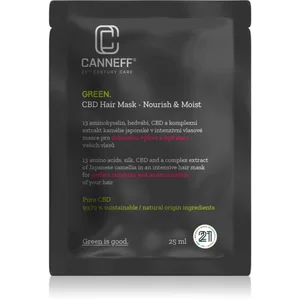 Canneff Green CBD Hair Mask masque hydratant régénérant cheveux 25 mlVendu parnotino