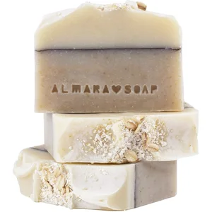 Almara Soap Natural Oatmeal Cake savon fait à la main pour peaux sensi... pas cher