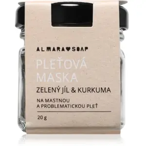 Almara Soap Face masque purifiant visage pour peaux grasses et à probl... pas cher