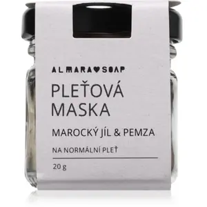 Almara Soap Face masque exfoliant visage pour peaux normales Moroccan ... pas cher
