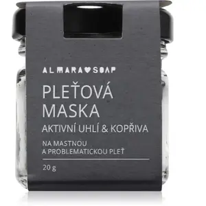 Almara Soap Face masque visage pour peaux grasses et à problèmes charc... pas cher