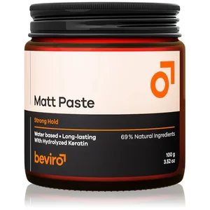 Comparateur de prix : Beviro Matt Paste Strong Hold pâte pour cheveux Matt 100 g