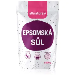 Allnature Epsom salt sel de bain 1000 g pas cher