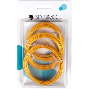 3D Simo 3Dsimo Gold Filament 1.75 mm 40 g or pas cher