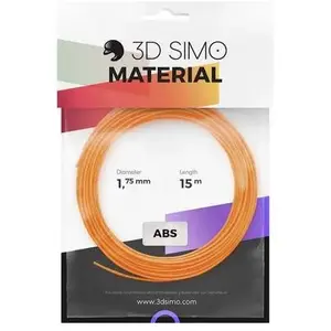 3Dsimo-ABS-2 Pack de filaments ABS 1.75 mm 120 g orange, noir, blanc pas cher