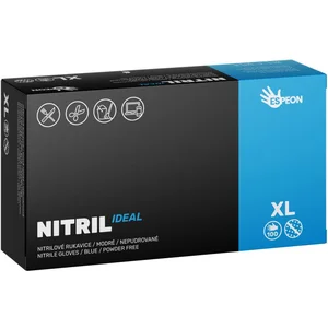 Espeon Nitril Ideal Blue gants en nitrile non poudrés taille XL 100 pc... pas cher