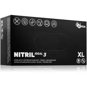 Espeon Nitril Ideal3 Black gants en nitrile non poudrés taille 100 pcs pas cher