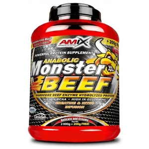 Comparateur de prix : Amix Poudre De Protéines Pour Boissons Monster Beef Chocolat 2.2kg One Size