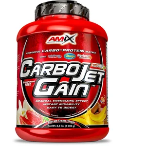 Comparateur de prix : Amix Boisson De Poudre De Glucides Carbojet Gain Fraise 4kg One Size