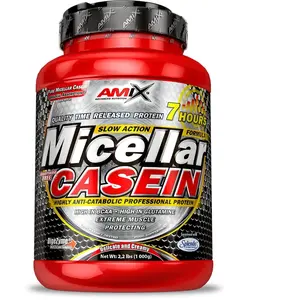 Comparateur de prix : Amix Poudre De Protéines Pour Boissons Micellar Casein Fraise 1kg One Size