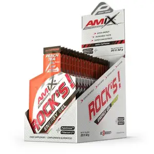 Amix Boîte De Gels énergétiques Rock´s Caf Thé à La Pêche 32g 20 Unités One Size