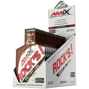 Amix Boîte De Gels énergétiques Rock´s Caf Cola 32g 20 Unités One Size