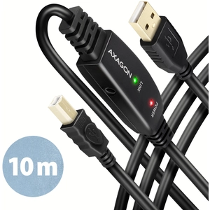 Câble USB - AXAGON - ADR-210B - Actif - 10m - USB 2.0 - Noir
