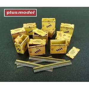 Us Ammunition Boxes With Belts Of Charges 82. Division ''all American'... pas cher