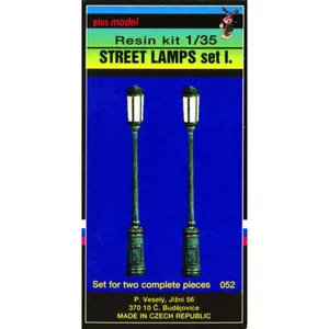 Plus-Model Straßenlampen - Set 1 - 1:35e - Plus Model pas cher