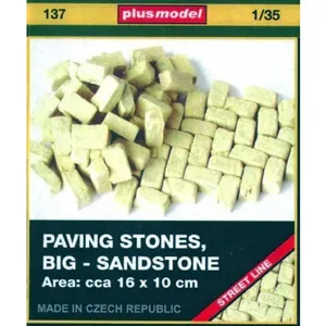 Pflastersteine, Groß, Sandsteine - 1:35e - Plus Model pas cher