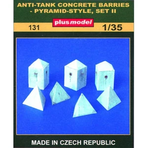 Panzerbarrikaden Pyramidenform Set Ii - 1:35e - Plus Model pas cher