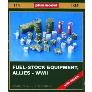Tanklager Zubehör Alliierte Ww Ii - 1:35e - Plus Model pas cher