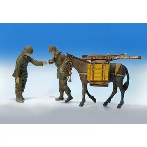 U.s. Infantrist Mit Maultier - 1:35e - Plus Model pas cher