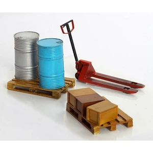 Hubwagen Und Paletten - 1:35e - Plus Model pas cher