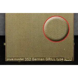 Engraved Plate - German Grill - 1:35e - Plus Model pas cher