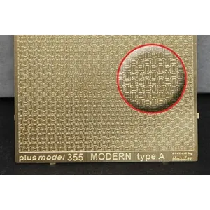 Engraved Plate - Modern A Type - 1:35e - Plus Model pas cher