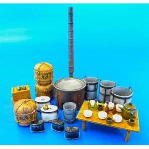 Plus-Model Japanese Military Field Kitchen Equipmen - 1:35e - Plus Model pas cher