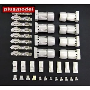 Engine Cowlings For Dc-6/c-118 Liftmaster - 1:72e - Plus Model pas cher
