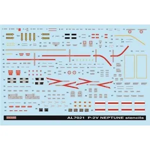 Stencils For P2v Neptune - 1:72e - Plus Model pas cher