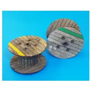 MAQUETTE miniature Cable reels - big - 1:48e - Plus model