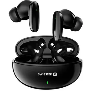 Swissten Écouteurs TWS Bluetooth 5.3 Musique et Appels Boitier 230mAh USB-C Swi... pas cher
