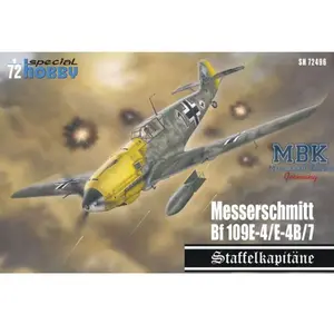 Comparateur de prix : Maquette avion : Messerschmitt Bf 109E-4/E-4B/7 - 1/72