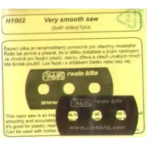 CMK/Czech Master Kits petit lame de rasoir ; très lisse 2 lames  - CMK Outil pour maquettes  - CMKH1002 