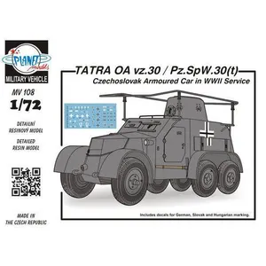 Tatra Oa Vz.30/pz.spw.30(t) Czechosl.arm - 1:72e - Planet Models pas cher