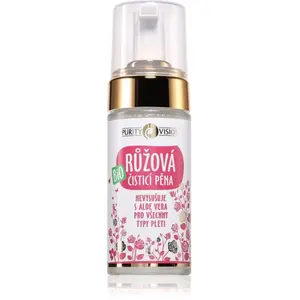 Purity Vision BIO Rose Cleansing Foam mousse nettoyante douce peaux sensibles 90 ml pas cher