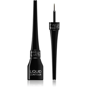 Gabriella Salvete Liquid Contour eye-liner résistant à l’eau avec pinceau teinte 01 Black 4 ml pas cher