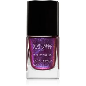 Gabriella Salvete Longlasting Enamel vernis à ongles longue tenue à paillettes teinte 11 Juicy Plum 11 ml pas cher