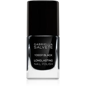 Gabriella Salvete Longlasting Enamel vernis à ongles longue tenue brillance intense teinte 01 Deep Black 11 ml pas cher