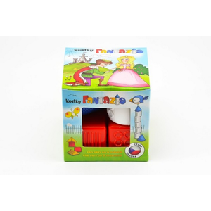 Chemoplast Cubes Fantazie en plastique 9pcs dans une boîte 12x12x12cm 6m+ pas cher