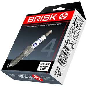 Bougies d'allumage (4 pièces) Brisk Mr14l-c pas cher
