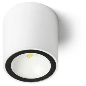 Senza r plafonnier gris anthracite verre transparent 230V led 6W IP65 3000K pas cher