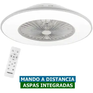 Ventilateur de plafond sans pales Noaton Vega avec lumière et contrôle... pas cher