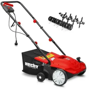 Comparateur de prix : Hecht jardin 1420 2en1 Scarificateur et ventilateur électrique gazon 1...